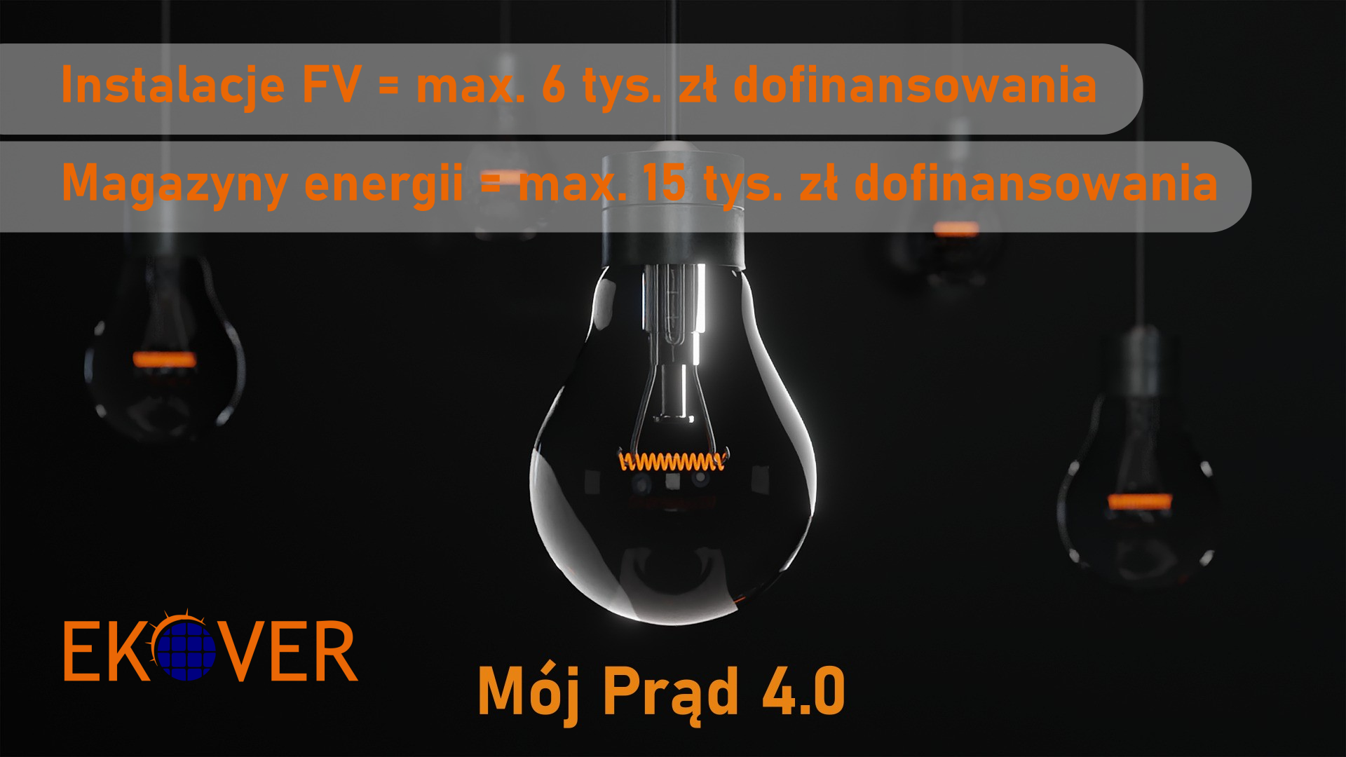 Zmiany kwot dofinansowania w programie Mój Prąd - podwyższenie wysokości dotacji - Mój Prąd 4.0