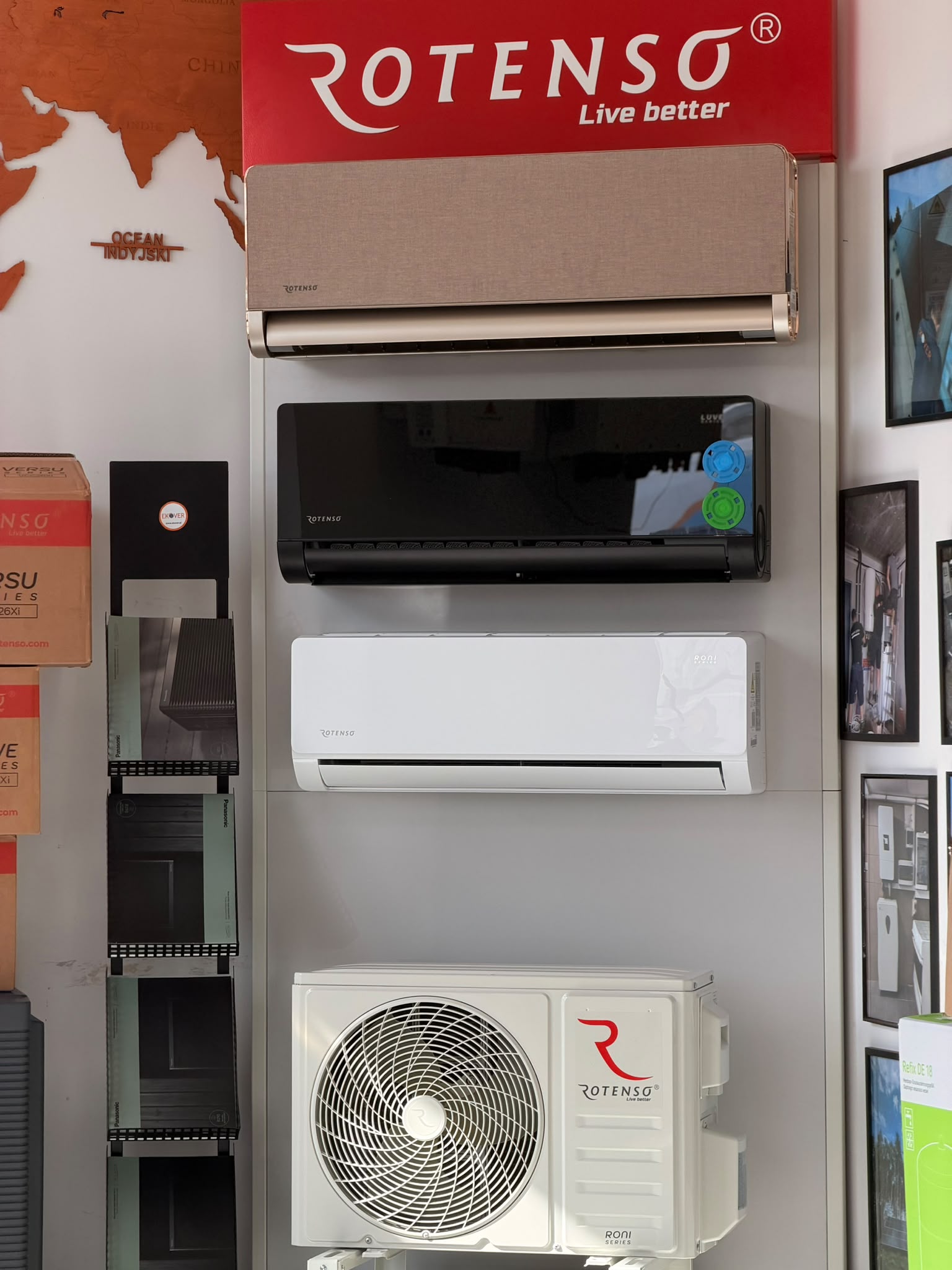 3 nowe klimatyzacje Rotenso, które możesz zobaczyć w biurze EKOVER